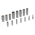 Набор инструментов, 1/2", 1/4", CrV, S2, пластиковый кейс, 194 предмета Denzel 36778
