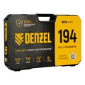 Набор инструментов, 1/2", 1/4", CrV, S2, пластиковый кейс, 194 предмета Denzel 36778