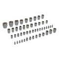 Набор инструментов, 1/2", 1/4", 3/8", CrV, S2, пластиковый кейс, 216 предметов Denzel 36779