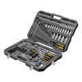 Набор инструментов, 1/2", 3/8", 1/4", CrV, S2, пластиковый кейс, 232 предмета Denzel 36780
