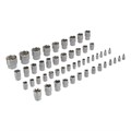 Набор инструментов, 1/2", 3/8", 1/4", CrV, S2, пластиковый кейс, 232 предмета Denzel 36780
