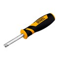 Набор инструментов, 1/2", 1/4", CrV, S2, пластиковый кейс, 82 предмета Denzel 36781