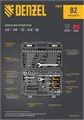 Набор инструментов, 1/2", 1/4", CrV, S2, пластиковый кейс, 82 предмета Denzel 36781