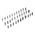 Набор инструментов, 1/2", 1/4", CrV, S2, пластиковый кейс, 94 предмета Denzel 36782
