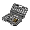 Набор инструментов, 1/2", 1/4", CrV, S2, пластиковый кейс, 109 предметов Denzel 36783