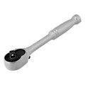 Ключ-трещотка 1/4", CrV, 120 зубьев, цельнометаллический, хром Gross 36784