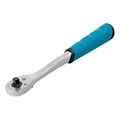 Ключ-трещотка 1/4", CrV, 90 зубьев, усиленный, хром Gross 36787