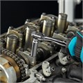 Ключ-трещотка 1/4", CrV, 90 зубьев, усиленный, хром Gross 36787
