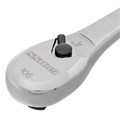 Ключ-трещотка 3/8", CrV, 90 зубьев, усиленный, хром Gross 36788