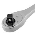 Ключ-трещотка 1/2", CrV, 90 зубьев, усиленный, хром Gross 36789