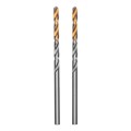 Сверло спиральное по металлу 3,2 x 65 мм, Р6М5, Golden Tip , 2шт. Denzel 37105