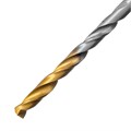 Сверло спиральное по металлу 3,2 x 65 мм, Р6М5, Golden Tip , 2шт. Denzel 37105
