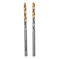 Сверло спиральное по металлу 3,5 x 70 мм, Р6М5, Golden Tip , 2шт. Denzel 37106
