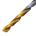 Сверло спиральное по металлу 4 x 75 мм, Р6М5, Golden Tip  Denzel 37107