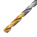 Сверло спиральное по металлу 4,5 x 80 мм, Р6М5, Golden Tip  Denzel 37109