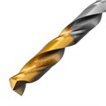 Сверло спиральное по металлу 8 x 117 мм, Р6М5, Golden Tip  Denzel 37116