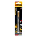Сверло спиральное по металлу 10 x 133 мм, Р6М5, Golden Tip  Denzel 37119