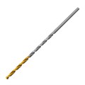 Сверло спиральное по металлу 2,5 х 95 мм Р6М5, Golden Tip, удлиненное, 2шт. Denzel 37123