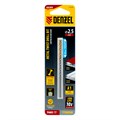 Сверло спиральное по металлу 2,5 х 95 мм Р6М5, Golden Tip, удлиненное, 2шт. Denzel 37123