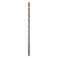 Сверло спиральное по металлу 4,5 х 126 мм, Р6М5, Golden Tip, удлиненное Denzel 37128