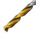 Сверло спиральное по металлу 4,5 х 126 мм, Р6М5, Golden Tip, удлиненное Denzel 37128