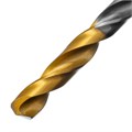 Сверло спиральное по металлу 5 х 132 мм, Р6М5, Golden Tip, удлиненное Denzel 37129