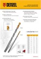 Сверло спиральное по металлу 5,5 х 139 мм, Р6М5, Golden Tip, удлиненное Denzel 37130