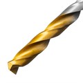 Сверло спиральное по металлу 6,5 х 148 мм, Р6М5, Golden Tip, удлиненное Denzel 37132