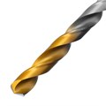 Сверло спиральное по металлу 7,0 х 156 мм, Р6М5, Golden Tip, удлиненное Denzel 37133