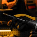 Сверло спиральное по металлу 7,0 х 156 мм, Р6М5, Golden Tip, удлиненное Denzel 37133