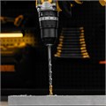 Сверло спиральное по металлу 7,0 х 156 мм, Р6М5, Golden Tip, удлиненное Denzel 37133