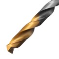 Сверло спиральное по металлу 8 х 165 мм, Р6М5, Golden Tip, удлиненное Denzel 37135