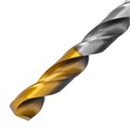 Сверло спиральное по металлу 8,5 х 165 мм, Р6М5, Golden Tip, удлиненное Denzel 37136