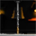 Сверло спиральное по металлу 8,5 х 165 мм, Р6М5, Golden Tip, удлиненное Denzel 37136