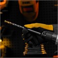 Сверло спиральное по металлу 9 х 175 мм, Р6М5, Golden Tip, удлиненное Denzel 37137