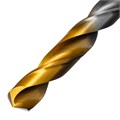 Сверло спиральное по металлу 11 х 195 мм, Р6М5, Golden Tip, удлиненное Denzel 37139