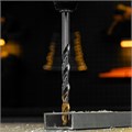 Сверло спиральное по металлу 12 x 205 мм, Р6М5, Golden Tip, удлиненное Denzel 37140