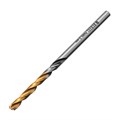 Сверло спиральное по металлу 3 x 61мм, Р6М5, Golden Tip, многогранная заточка, 2шт. Denzel 37141