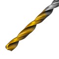 Сверло спиральное по металлу 3,2 x 65мм, Р6М5, Golden Tip, многогранная заточка, 2шт. Denzel 37142