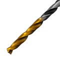 Сверло спиральное по металлу 3,5 x 70мм, Р6М5, Golden Tip, многогранная заточка, 2шт. Denzel 37143