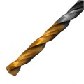Сверло спиральное по металлу 4 x 75мм, Р6М5, Golden Tip, многогранная заточка Denzel 37144