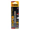 Сверло спиральное по металлу 4 x 75мм, Р6М5, Golden Tip, многогранная заточка Denzel 37144