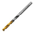 Сверло спиральное по металлу 4,2 x 75мм, Р6М5, Golden Tip, многогранная заточка Denzel 37145