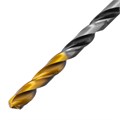 Сверло спиральное по металлу 5 x 86мм, Р6М5, Golden Tip, многогранная заточка Denzel 37147