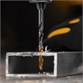 Сверло спиральное по металлу 5 x 86мм, Р6М5, Golden Tip, многогранная заточка Denzel 37147