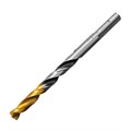Сверло спиральное по металлу 6 x 93мм, Р6М5, Golden Tip, многогранная заточка Denzel 37149
