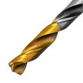 Сверло спиральное по металлу 6,5 x 93мм, Р6М5, Golden Tip, многогранная заточка Denzel 37150