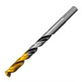 Сверло спиральное по металлу 7,5 x 109мм, Р6М5, Golden Tip, многогранная заточка Denzel 37152