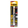Сверло спиральное по металлу 7,5 x 109мм, Р6М5, Golden Tip, многогранная заточка Denzel 37152