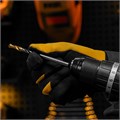 Сверло спиральное по металлу 7,5 x 109мм, Р6М5, Golden Tip, многогранная заточка Denzel 37152